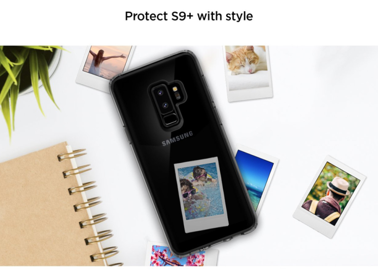 Защитный чехол SGP Ultra Hybrid для Samsung Galaxy S9 Plus (G965) - Matte Black: фото 12 из 14