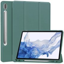 Защитный чехол UniCase Soft UltraSlim для Samsung Galaxy Tab S9 (X710/716) - Blackish Green: фото 1 из 10