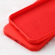 Защитный чехол X-LEVEL Delicate Silicone для Apple iPhone 12 / iPhone 12 Pro - Red: фото 1 из 11