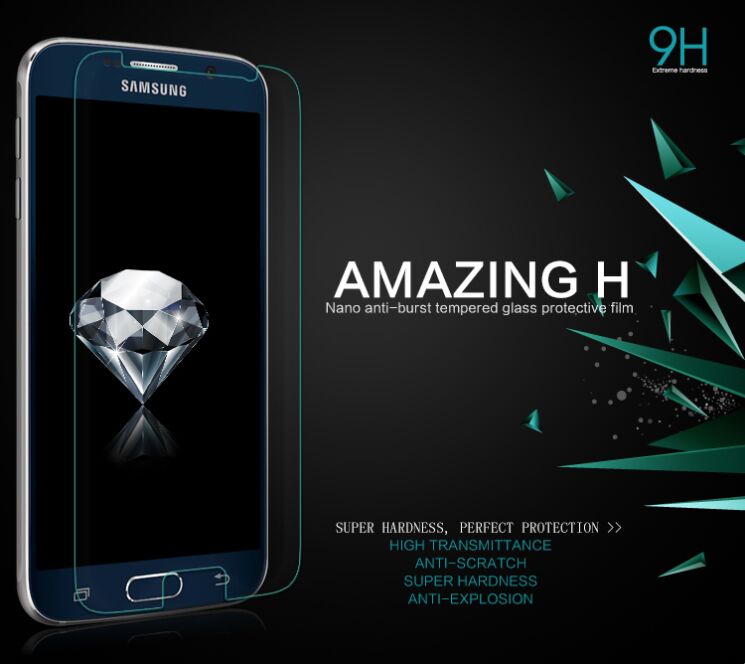 Захисне скло NILLKIN Amazing H Nano для Samsung Galaxy S6 (G920) + пленка: фото 3 з 11