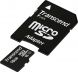 Карта памяти Transcend microSD 16GB (10 class) + SD adapter (MC-0602). Фото 1 из 2
