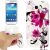 Силиконовая накладка Deexe Flower Pattern для Samsung Galaxy S4 mini (i9190) - Purple Flower: фото 1 з 4