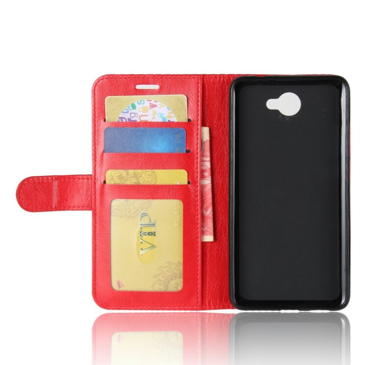 Чехол-книжка Deexe Wallet Style для Huawei Y7 - Red: фото 5 из 8