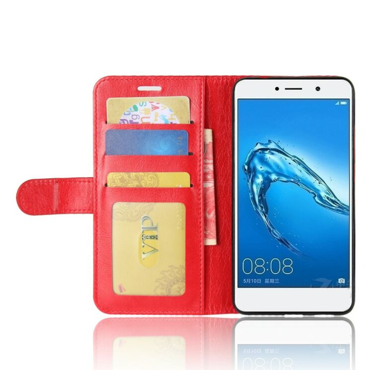Чехол-книжка Deexe Wallet Style для Huawei Y7 - Red: фото 6 из 8