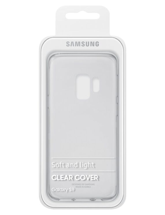 Чохол Clear Cover для Samsung Galaxy S9 (G960) EF-QG960TTEGRU: фото 6 з 6