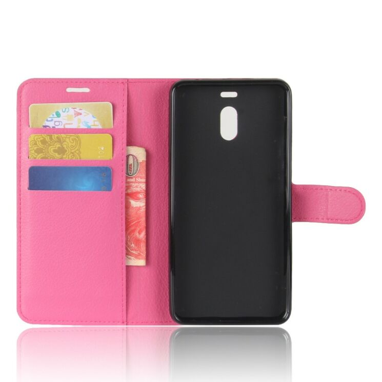 Чохол-книжка Deexe Wallet Style для Meizu M6 Note - Magenta: фото 3 з 6