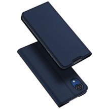 Чехол-книжка DUX DUCIS Skin Pro для Samsung Galaxy A03 Core (A032) - Blue: фото 1 из 18