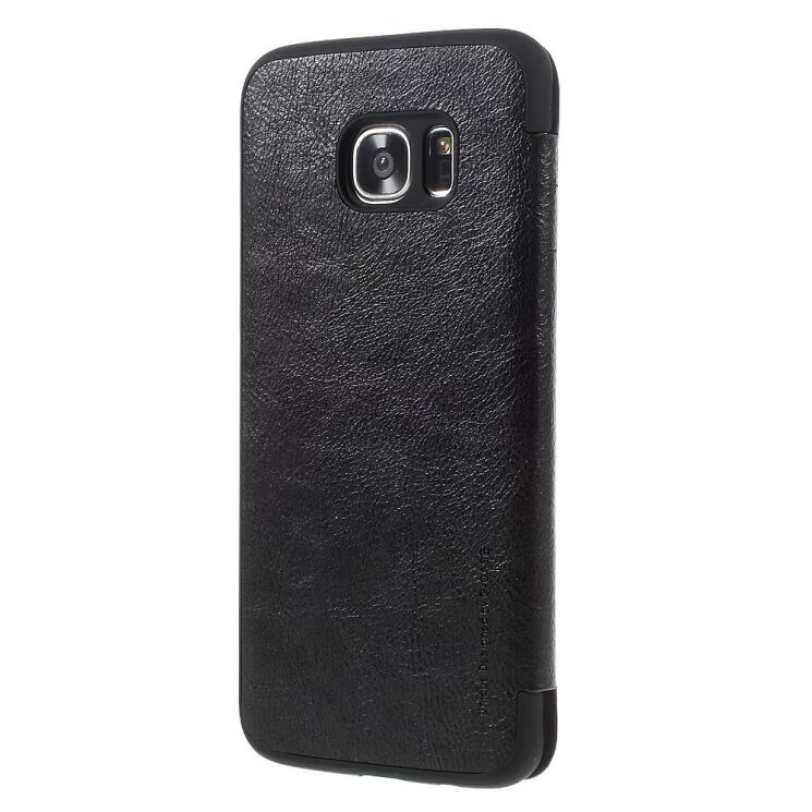 Чохол-книжка G-CASE Leather Flip для Samsung Galaxy S7 edge (G935) - Black: фото 2 з 9