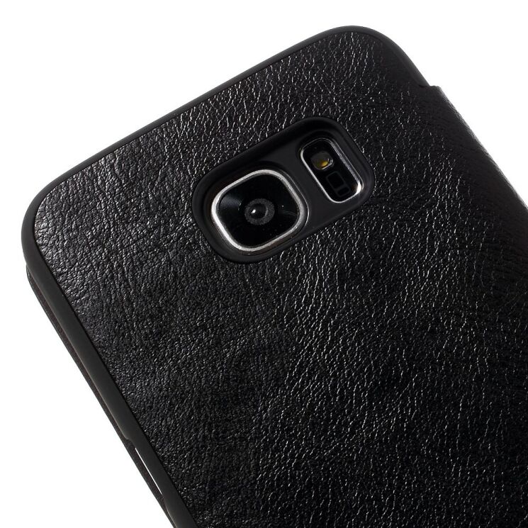 Чехол-книжка G-CASE Leather Flip для Samsung Galaxy S7 edge (G935) - Black: фото 9 из 9