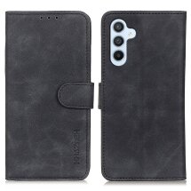Чохол-книжка KHAZNEH Retro Wallet для Samsung Galaxy A54 (A546) - Black: фото 1 з 12