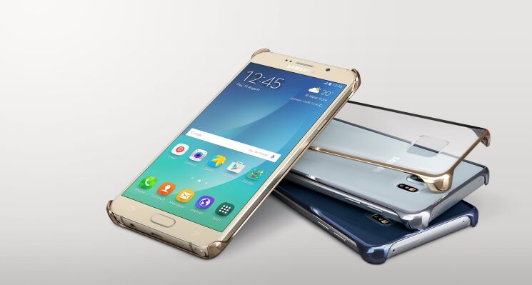 Накладка Clear Cover для Samsung Galaxy Note 5 (N920) EF-QN920C - Silver: фото 6 з 8