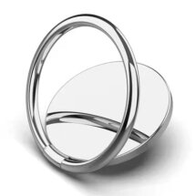 Кільце-тримач для смартфона Deexe Ring Kickstand - Silver: фото 1 з 9