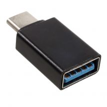 OTG-адаптер Deexe MiniConnect Type-C to USB - Black: фото 1 з 4