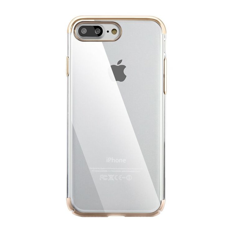 Пластиковый чехол BASEUS Glitter Series для iPhone 7 Plus / iPhone 8 Plus - Gold: фото 10 из 13