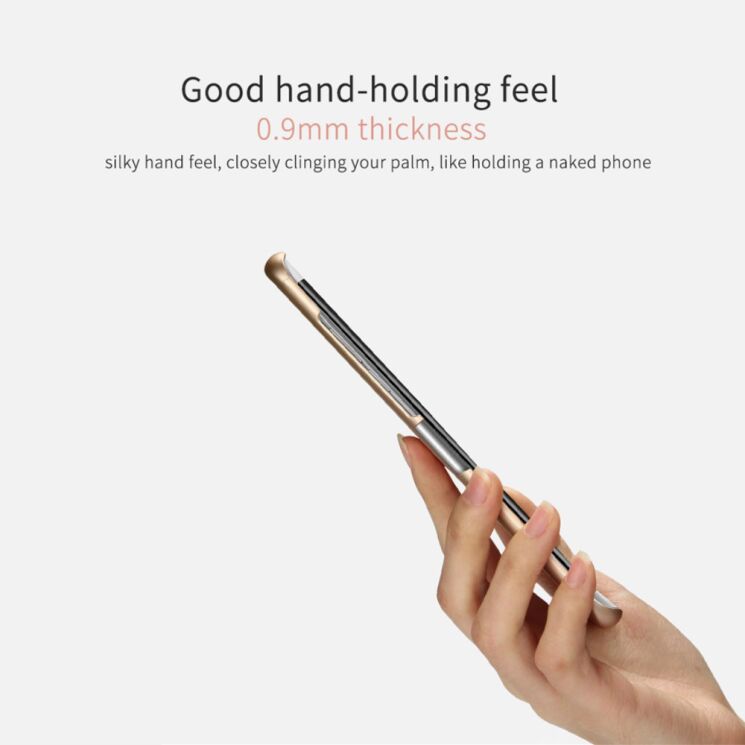 Пластиковий чохол LENUO Silky Touch для Samsung Galaxy S8 Plus (G955) - Gold: фото 7 з 9