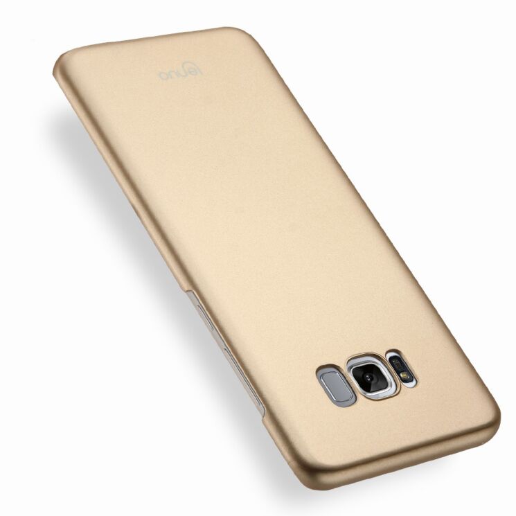 Пластиковый чехол LENUO Silky Touch для Samsung Galaxy S8 Plus (G955) - Gold: фото 3 из 9