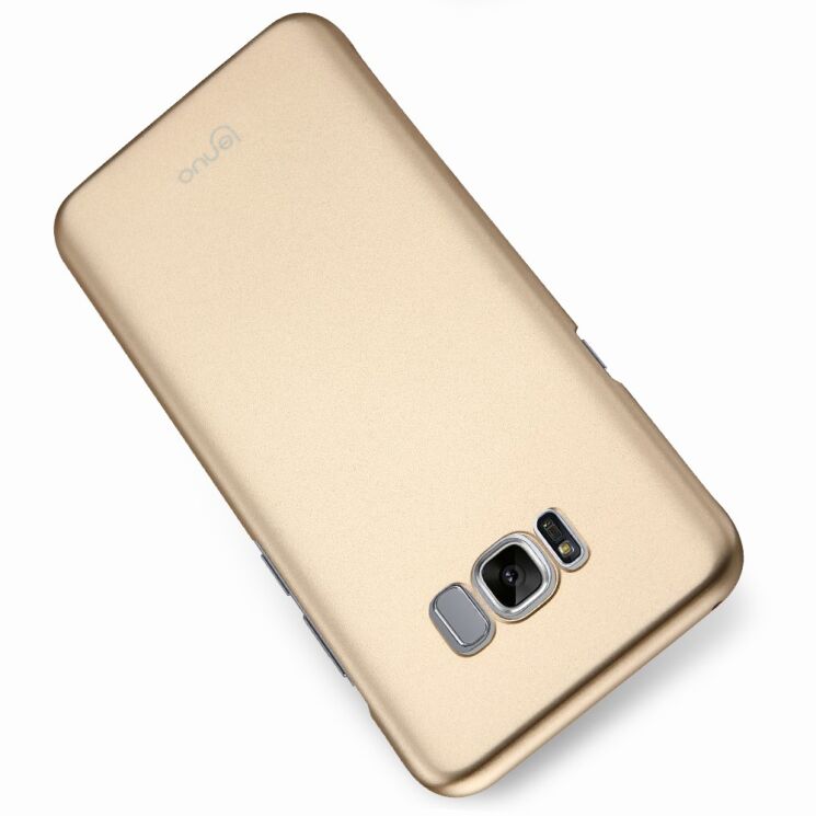 Пластиковий чохол LENUO Silky Touch для Samsung Galaxy S8 Plus (G955) - Gold: фото 4 з 9