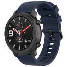 Ремінець UniCase Soft Silicone для годинників з шириною кріплення 22мм - Dark Blue: фото 1 з 5
