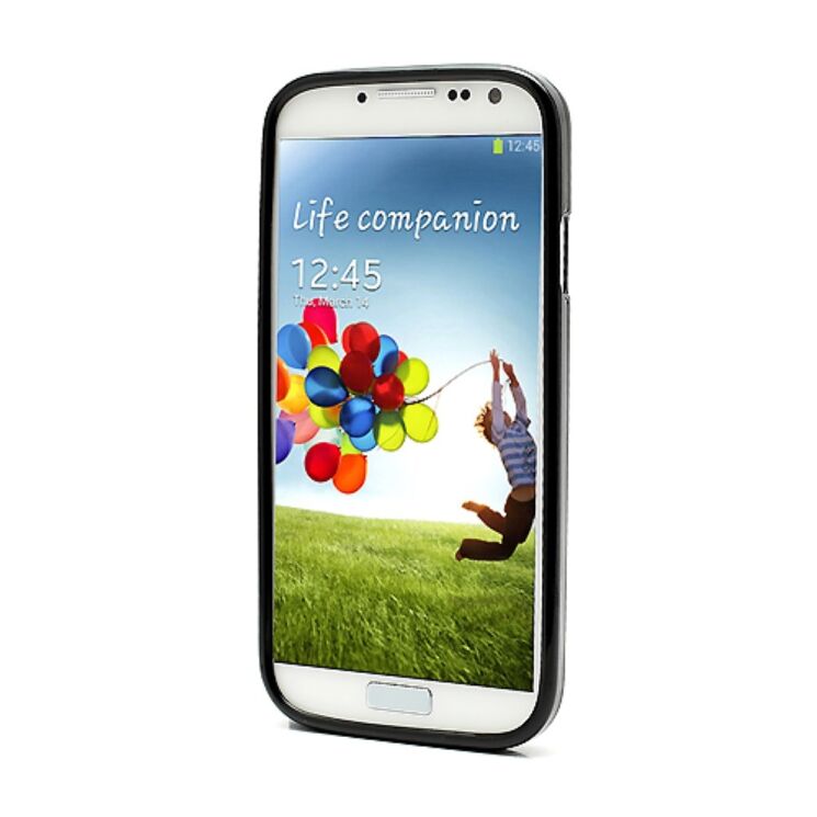 Силиконовая накладка Deexe Frosted Case для Samsung Galaxy S4 (i9500) - Black: фото 2 з 5