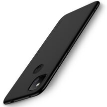 Силіконовий чохол X-LEVEL Matte для Google Pixel 4A - Black: фото 1 з 6