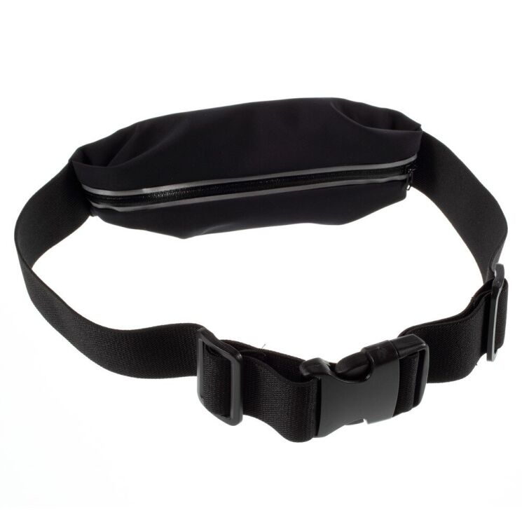 Спортивный чехол на пояс UniCase Running Belt (размер: L) - Black: фото 3 из 8