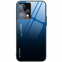 Захисний чохол Deexe Gradient Color для Realme 9 Pro - Black / Blue: фото 1 з 8