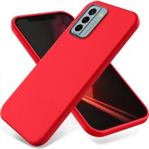 Защитный чехол Deexe Silicone Case для Nokia G22 - Red: фото 1 из 8