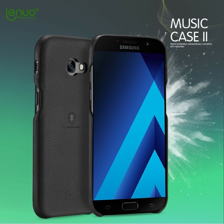 Захисний чохол LENUO Music Case II для Samsung Galaxy A7 2017 (A720) - Brown: фото 5 з 11