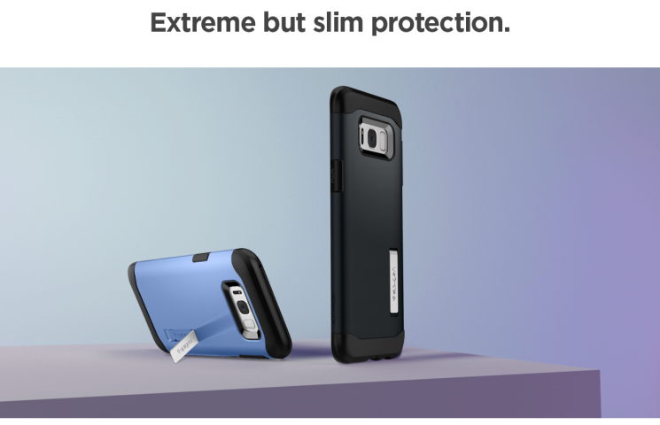 Защитный чехол Spigen SGP Slim Armor для Samsung Galaxy S8 Plus (G955) - Violet: фото 12 из 15