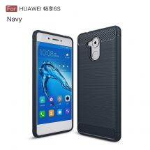 Захисний чохол UniCase Carbon для Huawei Honor C6 - Dark Blue: фото 1 з 9