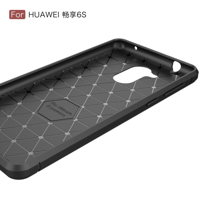 Защитный чехол UniCase Carbon для Huawei Honor 6C - Red: фото 6 из 9
