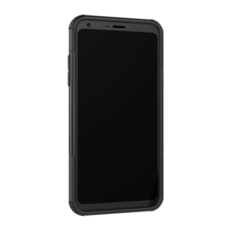 Захисний чохол UniCase Hybrid X для LG Q6 - Black: фото 6 з 12