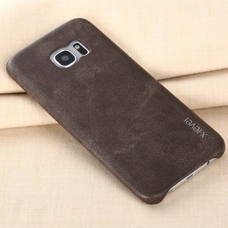 Защитный чехол X-LEVEL Vintage для Samsung Galaxy S7 edge (G935) - Brown: фото 2 из 15