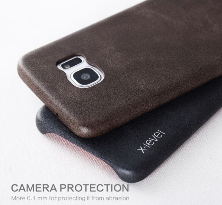 Защитный чехол X-LEVEL Vintage для Samsung Galaxy S7 edge (G935) - Brown: фото 10 из 15