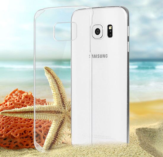 Пластиковая накладка Deexe Crystall Shell для Samsung Galaxy S6 edge (G925): фото 2 из 3