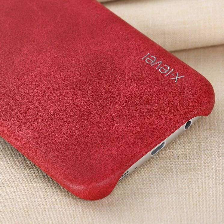 Защитный чехол X-LEVEL Vintage для Samsung Galaxy S7 edge (G935) - Red: фото 6 из 15