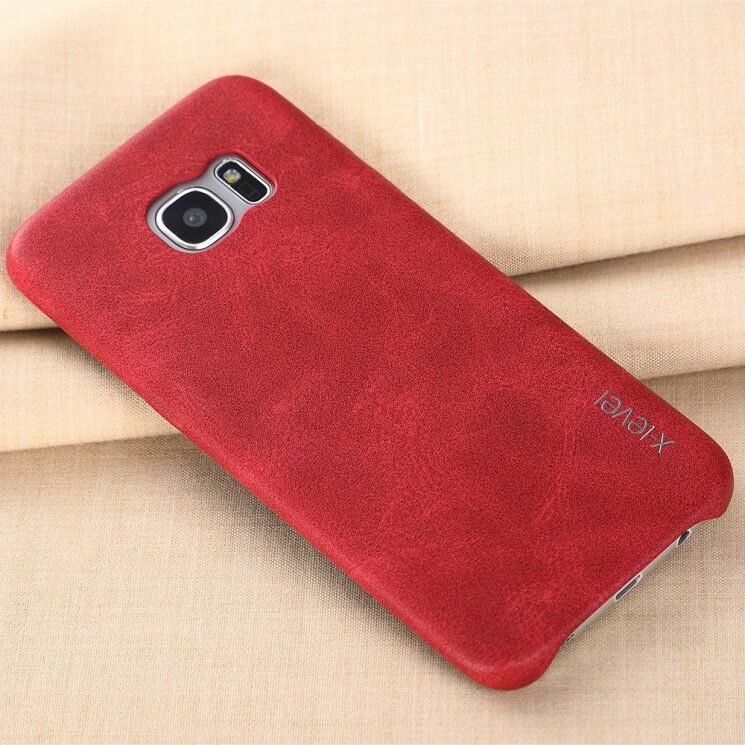 Захисний чохол X-LEVEL Vintage для Samsung Galaxy S7 edge (G935) - Red: фото 2 з 15