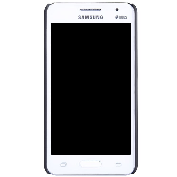 Пластиковая накладка Nillkin Frosated Shield для Samsung Galaxy Core 2 (G355) - Black: фото 2 з 13