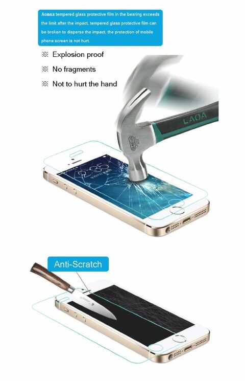 Захисне скло Deexe Tempered Glass для Samsung Grand Prime (G530/531): фото 2 з 5