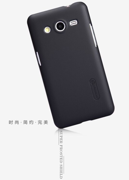 Пластиковая накладка Nillkin Frosated Shield для Samsung Galaxy Core 2 (G355) - Black: фото 9 из 13