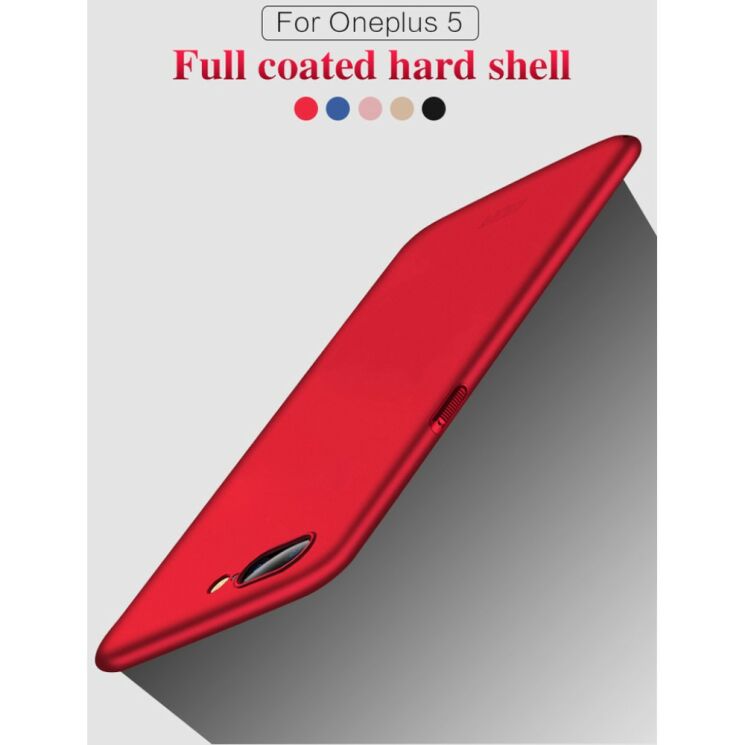 Пластиковый чехол MOFI Slim Shield для OnePlus 5 - Gold: фото 3 из 10