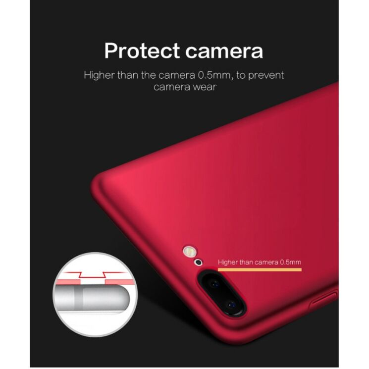 Пластиковий чохол MOFI Slim Shield для OnePlus 5 - Red: фото 5 з 10