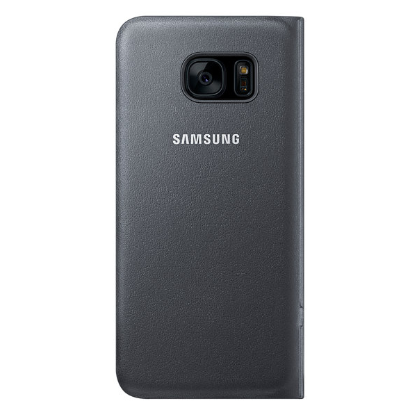 Чохол LED View Cover для Samsung Galaxy S7 edge (G935) EF-NG935PFEGRU - Black: фото 4 з 8