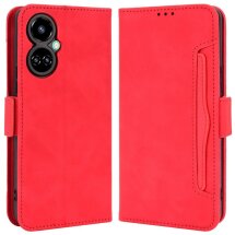 Чохол Deexe Wallet Stand для Tecno Camon 19 Pro (CI8n) - Red: фото 1 з 7
