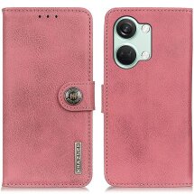 Чехол-книжка KHAZNEH Wallet Cover для OnePlus Nord 3 / Ace 2V - Pink: фото 1 из 13