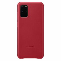 Чехол Leather Cover для Samsung Galaxy S20 Plus (G985) EF-VG985LREGRU - Red: фото 1 из 3
