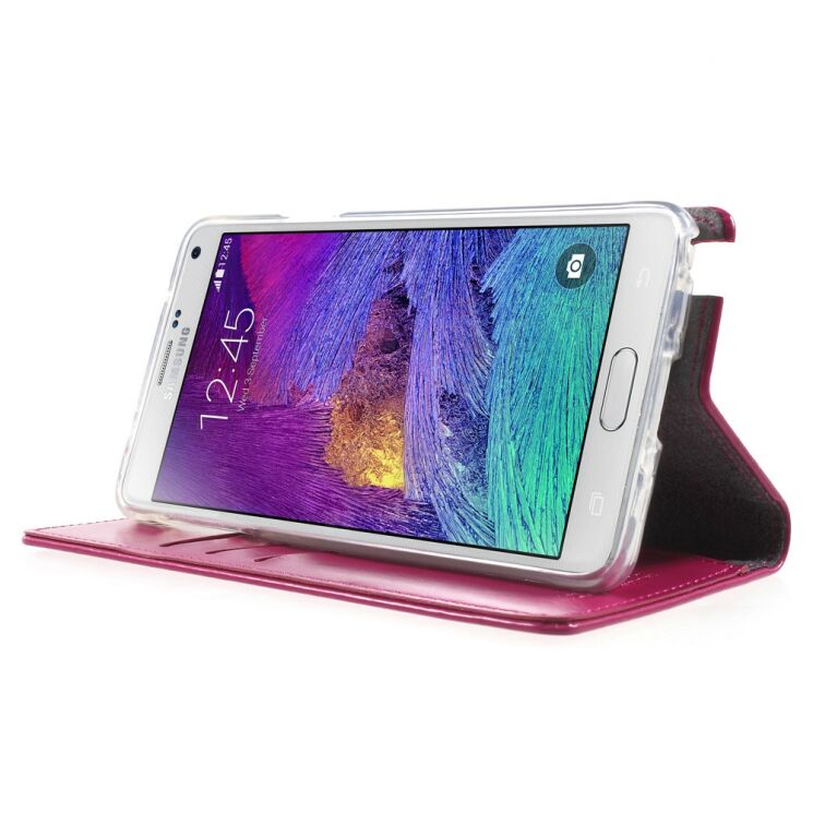 Чехол MERCURY Classic Flip для Samsung Galaxy Note 4 (N910) - Pink: фото 3 из 9