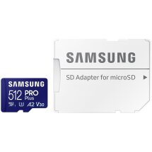 Карта памяти MicroSDXC Samsung PRO Plus 512GB (MB-MD512SA/EU): фото 1 из 12