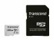 Карта памяти Transcend microSDXC 300S 256GB UHS-I U3 + адаптер - Black (945116B). Фото 1 из 2