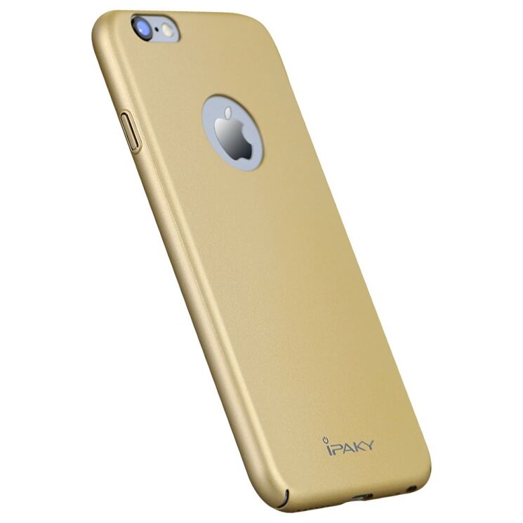 Пластиковый чехол IPAKY Slim 0.6mm для iPhone 6/6s Plus - Gold: фото 2 из 4
